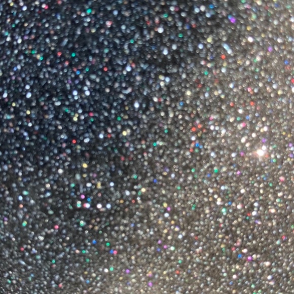 Fluevog Donita Swordfish - low boot with ankle strap- black glitter - women’s 8 - Picture 3 of 12